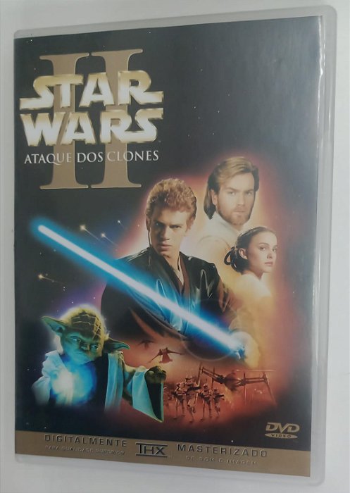Dvd Star Wars 2 Ataque dos Clones Editora (2002) [usado]