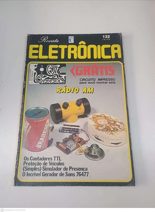 Revista Revista Eletronica - Nº 132 - Ano 1983 Autor Fittipaldi, Hélio (1983) [usado]