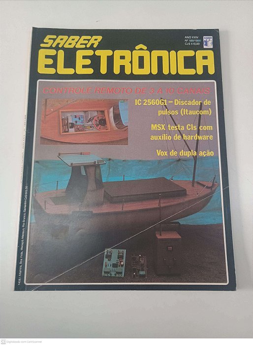 Revista Saber Eletrônica - Nº 189/1988 - Ano Xxiv Autor Fittipaldi, Hélio (1988) [seminovo]