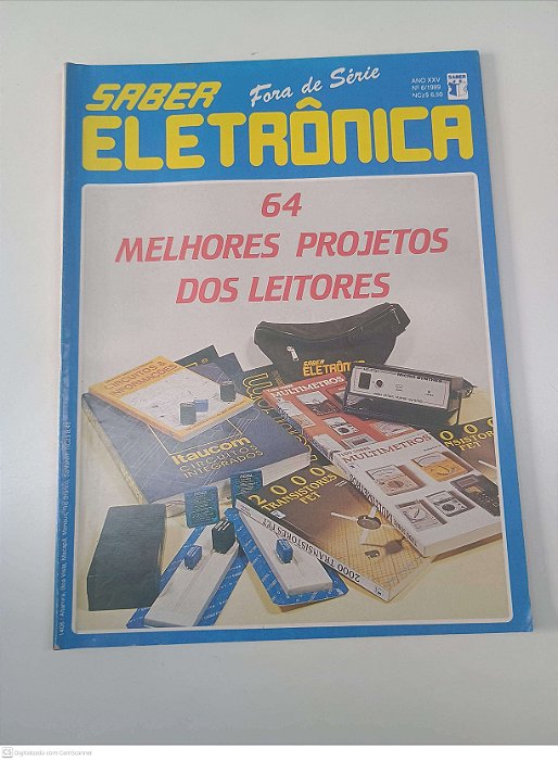 Revista Saber Eletrônica - Nº 6/1989- Ano Xxv Autor Fittipaldi, Hélio (1989) [seminovo]