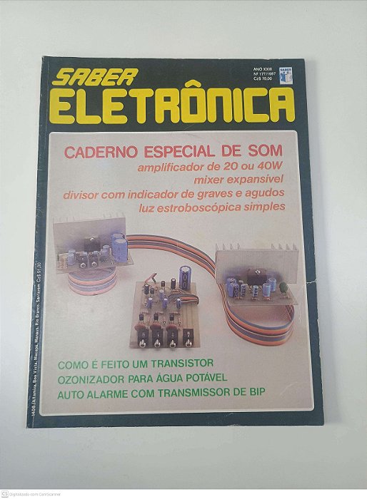 Revista Saber Eletrônica - Nº 177/1987- Ano Xxiii Autor Fittipaldi, Hélio (1987) [seminovo]
