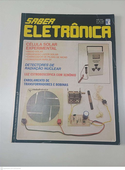 Revista Saber Eletrônica - Nº 181/1987- Ano Xxiii Autor Fittipaldi, Hélio (1987) [seminovo]
