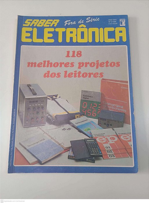 Revista Saber Eletrônica - Nº 3/1988- Ano Xxiv Autor Fittipaldi, Hélio (1988) [seminovo]