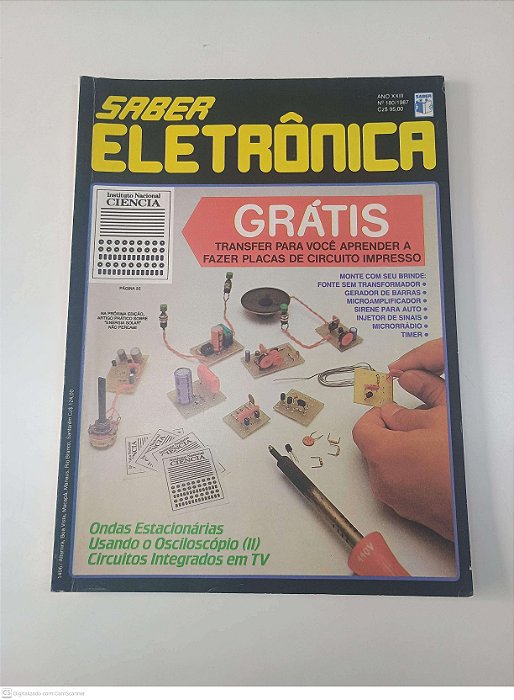 Revista Saber Eletrônica - Nº 180/1987- Ano Xxiii Autor Fittipaldi, Hélio (1987) [seminovo]