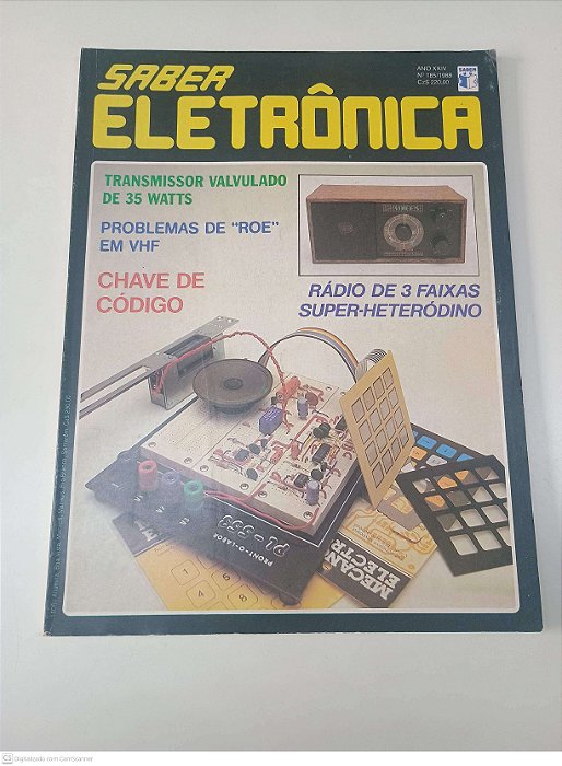 Revista Saber Eletrônica - Nº 185/1988 - Ano Xxiv Autor Fittipaldi, Hélio (1988) [seminovo]