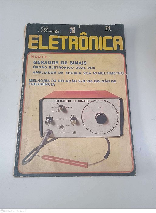 Revista Revista Eletronica - Nº 71 - Ano 1978 Autor Fittipaldi, Hélio (1978) [usado]