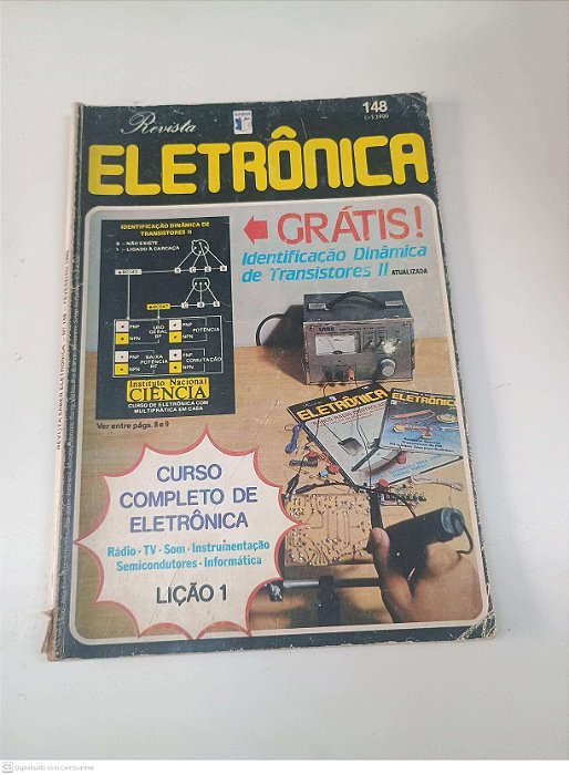 Revista Revista Eletronica - Nº 148 - Ano 1985 Autor Fittipaldi, Hélio (1985) [usado]