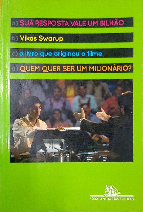 Livro sua Resposta Vale um Bilhão Autor Swarup, Vikas (2009) [seminovo]
