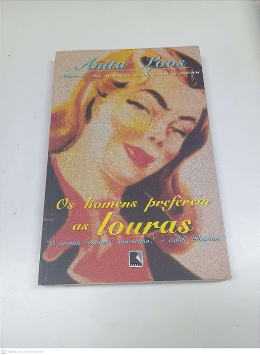 Livro Homems Preferem as Louras Autor Loos, Anita (2000) [usado]