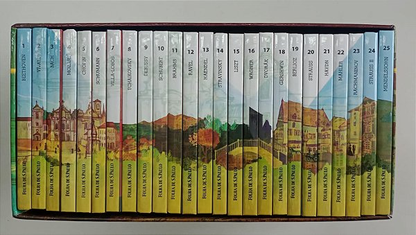 Cd [box] Mestres da Música Clássica 25 Cds Interprete Orquestras (2014) [usado]