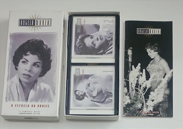 Cd [box] a Estreia do Brasil / 3 Cds Interprete Angela Maria (1996) [usado]