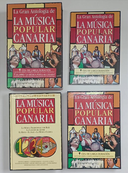 Cd [box] Música Popular Canaria Interprete Vários Artistas [usado]