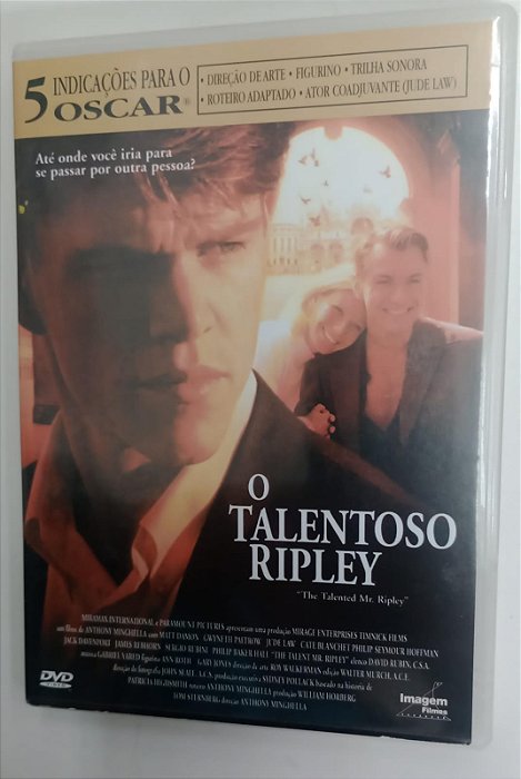 Dvd o Talentoso Ripley Editora (1999) [usado]