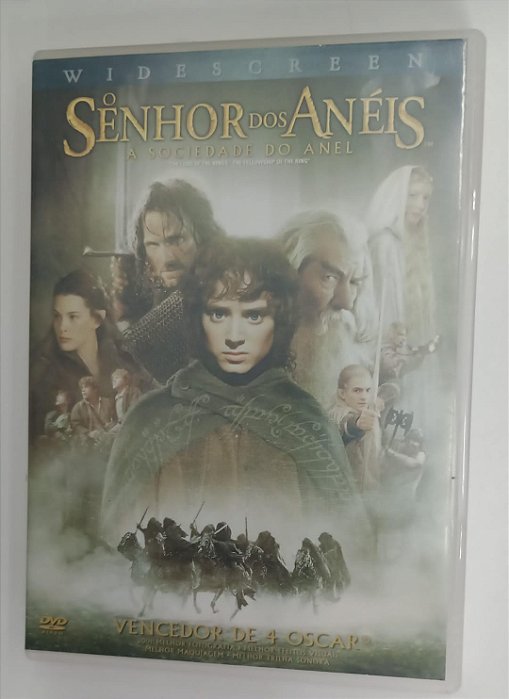 Dvd o Senhor dos Anéis 1 a Sociedade do Anel Editora (2002) [usado]