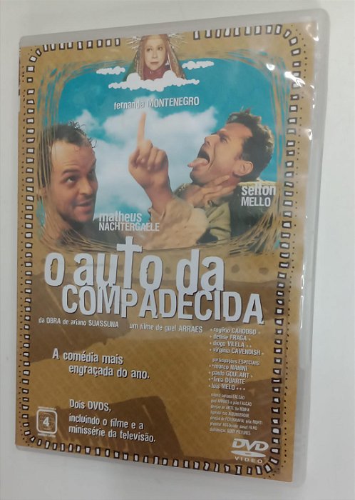 Dvd o Auto da Compadecida (filme e Minisserie) Editora (2007) [usado]