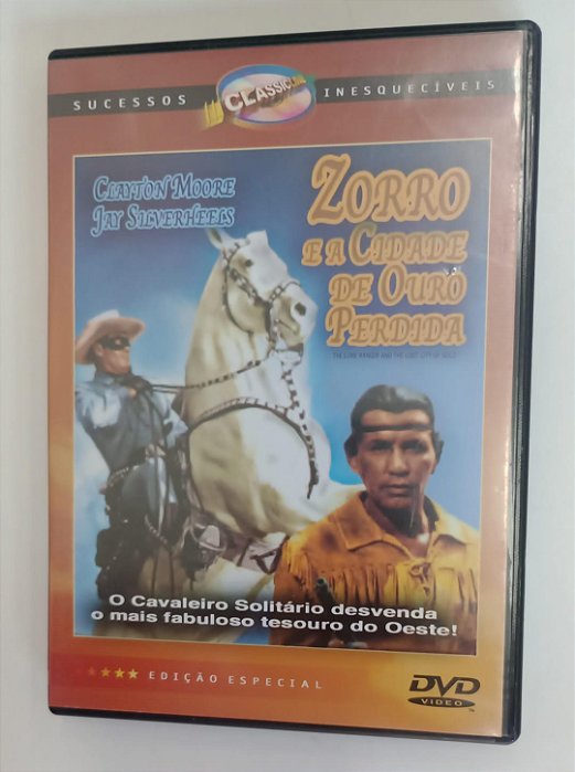 Dvd Zorro e a Cidade de Ouro Perdida Editora (2003) [usado]