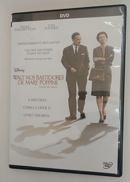 Dvd Walt nos Bastidores de Mary Poppins Editora (2014) [usado]