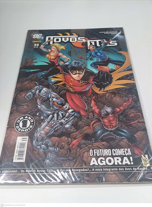 Gibi Novos Titãs 1 Serie - Nº 35 Autor Johns, Geoff (2007) [seminovo]