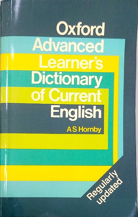 Livro Oxford Advanced Learner''s Dictionary Of Current English Autor Hornby, A. S. (1988) [usado]