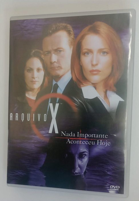 Dvd Arquivo X - Nada Importante Aconteceu Hoje Editora (2001) [usado]