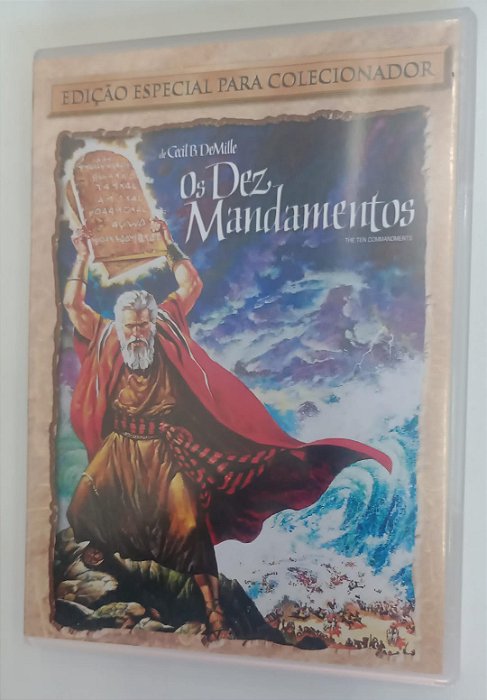 Dvd os Dez Mandamentos 1956 Editora (2004) [seminovo]