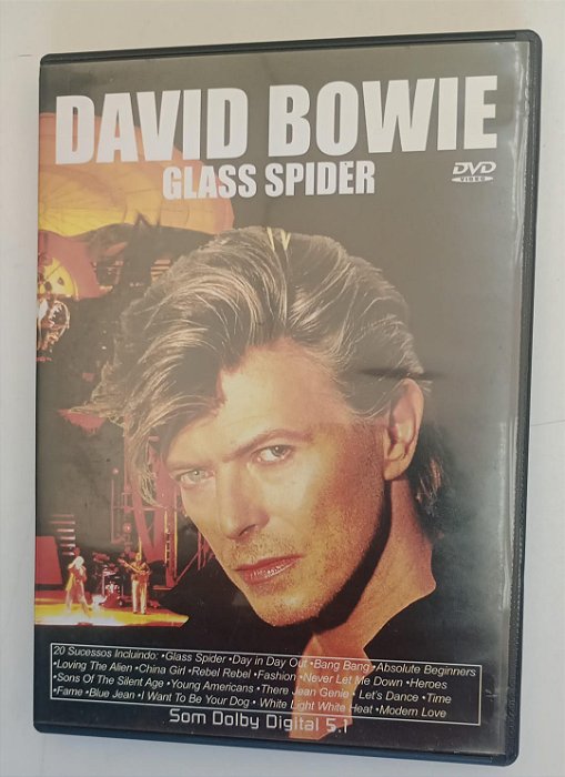 Dvd David Bowie / Glass Spider Editora [usado]