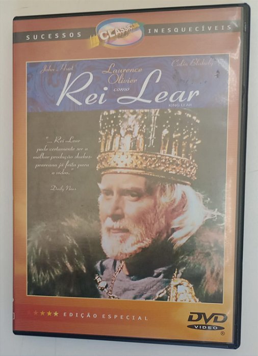 Dvd Rei Lear Editora (2002) [seminovo]
