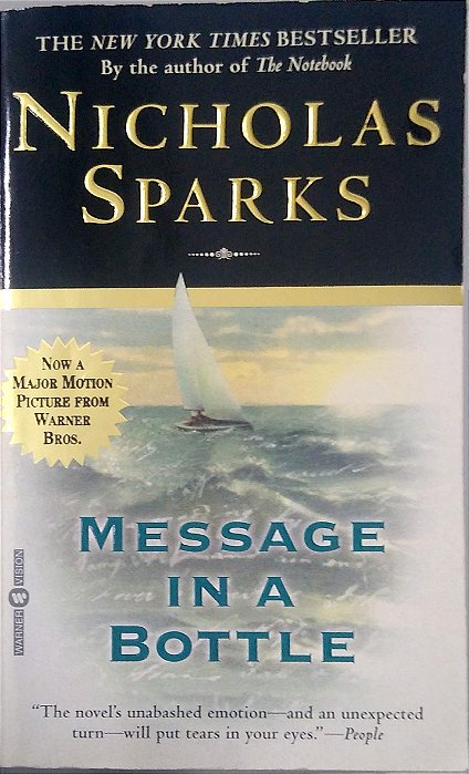 Livro Message In a Bottle Autor Sparks, Nicholas (1999) [usado]