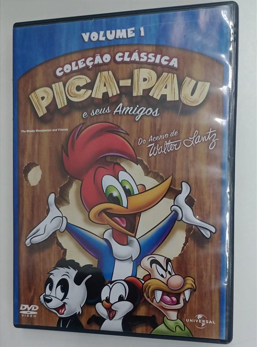 Dvd Pica-pau e seus Amigos 1 Editora (2007) [usado]