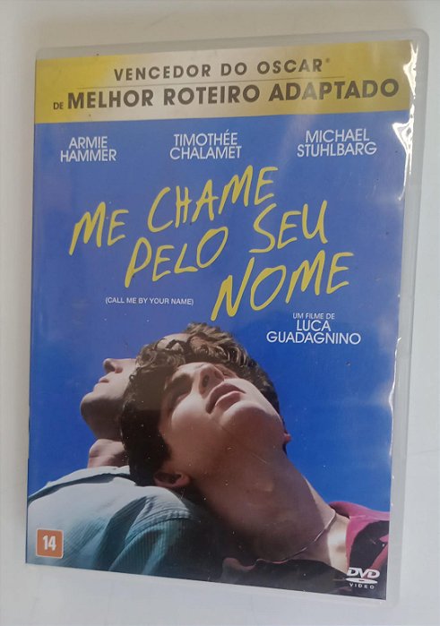 Dvd Me Chame pelo seu Nome Editora (2018) [seminovo]