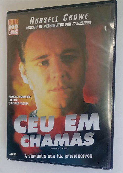 Dvd Céu em Chamas Editora [usado]
