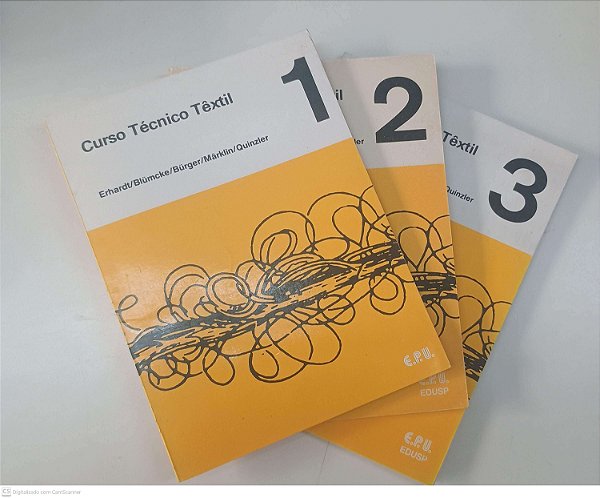 Livro Coleção Curso Tecnico Têxtil - Volumes 1 ao 3 Autor Varios Autores [usado]
