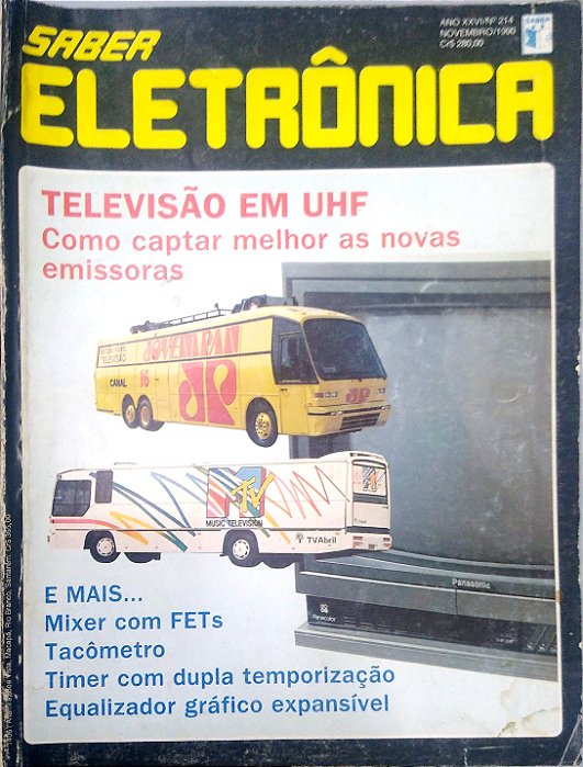 Revista Saber Eletrônica Nº 214 - Ano Xxvi Autor (1990) [usado]