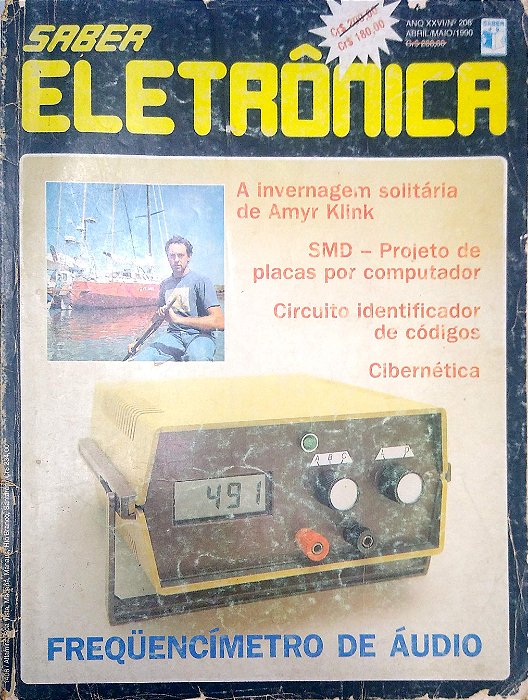 Revista Saber Eletrônica Nº 208 - Ano Xxvi Autor (1990) [usado]