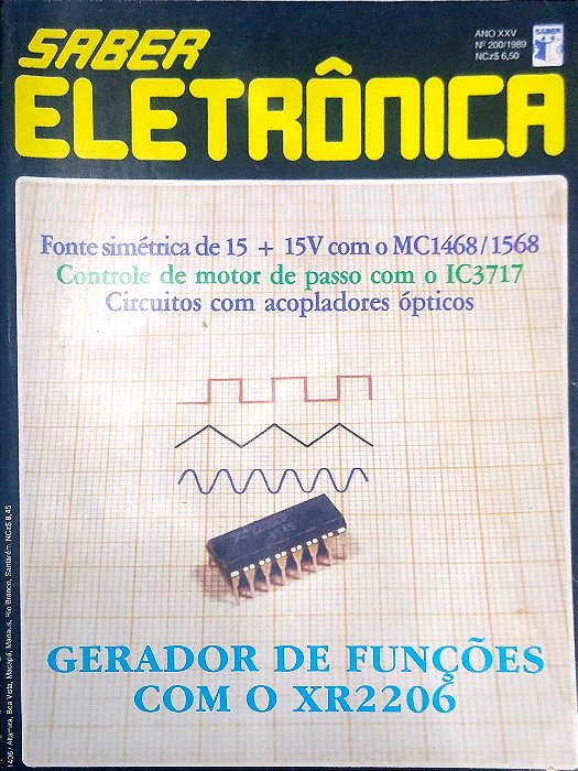 Revista Saber Eletrônica Nº 200 - Ano Xxv Autor (1989) [usado]