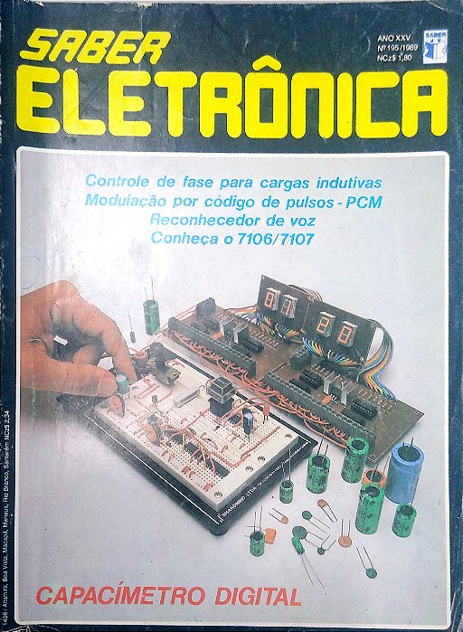 Revista Saber Eletrônica Nº 195 - Ano Xxv Autor (1989) [usado]