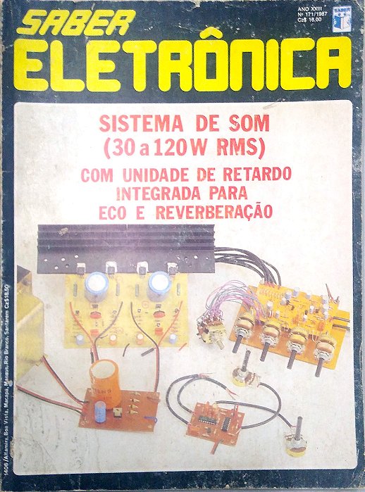 Revista Saber Eletrônica Nº 171 - Ano Xxiii Autor (1987) [usado]