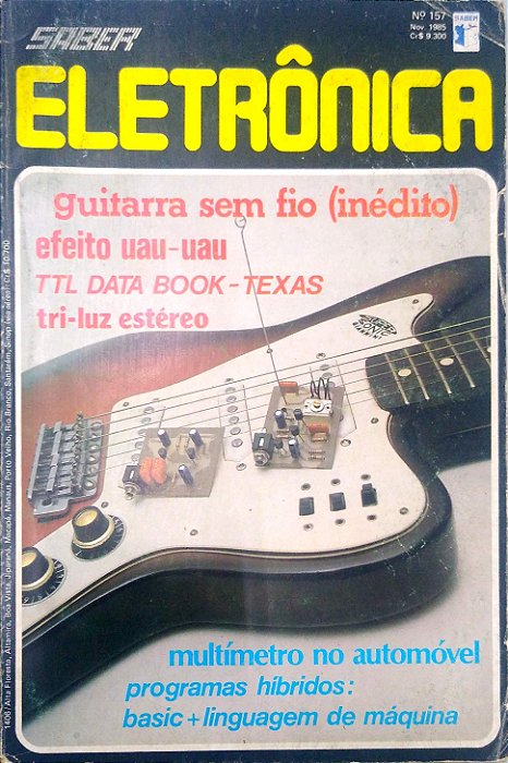 Revista Saber Eletrônica Nº 157 - Ano 1985 Autor (1985) [usado]