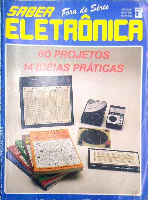 Revista Saber Eletrônica Nº 5 - Ano Xxv Autor (1989) [usado]
