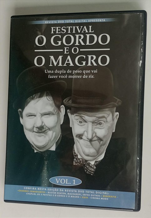 Dvd Festival o Gordo e o Magro 1 Editora [seminovo]