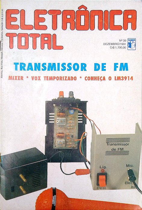 Revista Eletrônica Total Nº 39 - Ano 1991 Autor (1991) [usado]