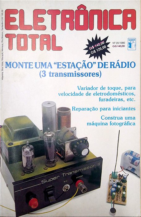 Revista Eletrônica Total Nº 20 - Ano 1990 Autor (1990) [usado]