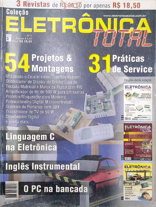 Revista Coleção Eletrônica Total Nº 5 - Ano 2005 Autor (2005) [usado]