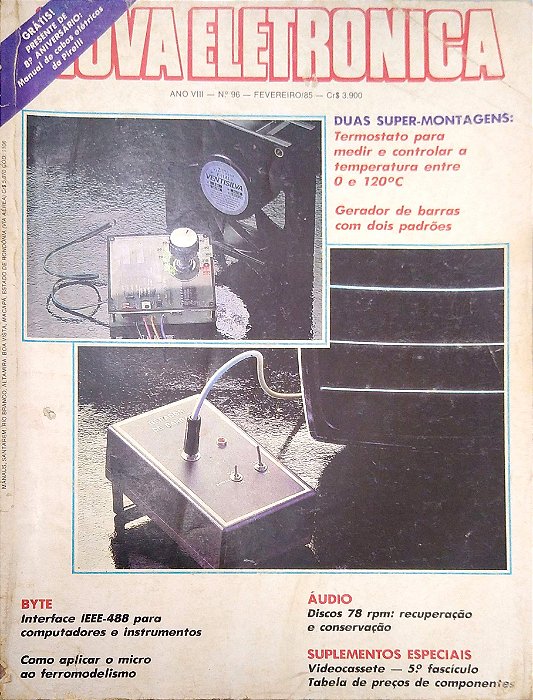 Revista Nova Eletrônica Nº 96 - Ano Viii Autor (1985) [usado]