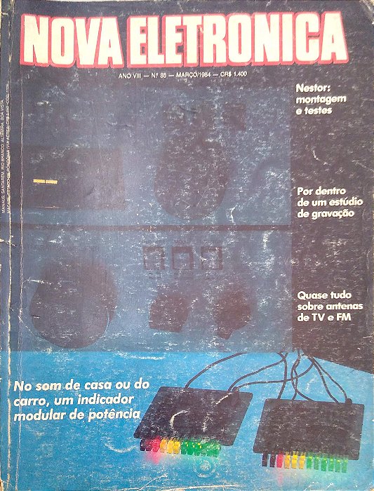 Revista Nova Eletrônica Nº 85 - Ano Viii Autor (1984) [usado]