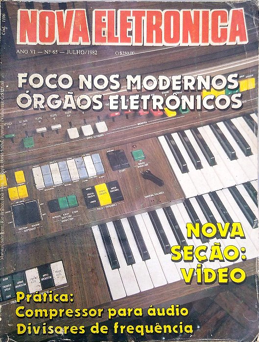 Revista Nova Eletrônica Nº 65 - Ano Vi Autor (1982) [usado]