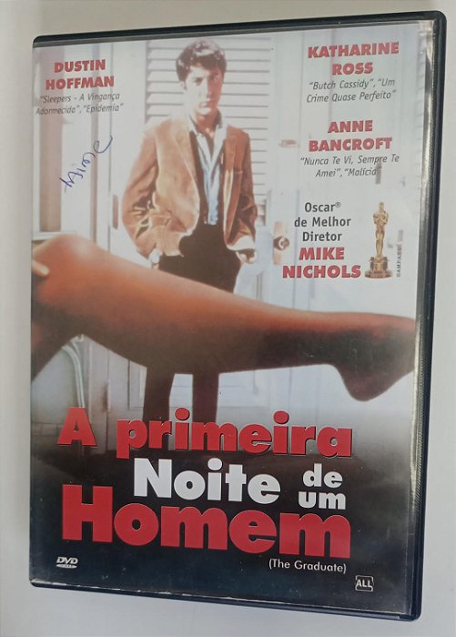 Dvd a Primeira Noite de um Homem Editora [usado]