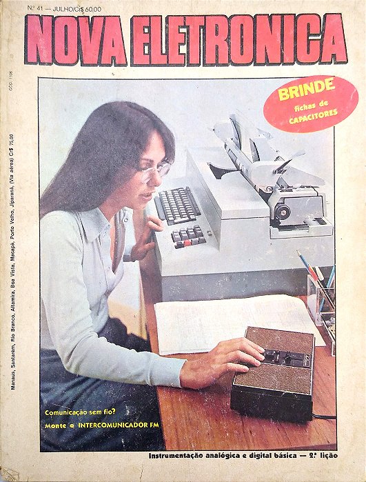 Revista Nova Eletrônica Nº 41 - Ano 1980 Autor (1980) [usado]
