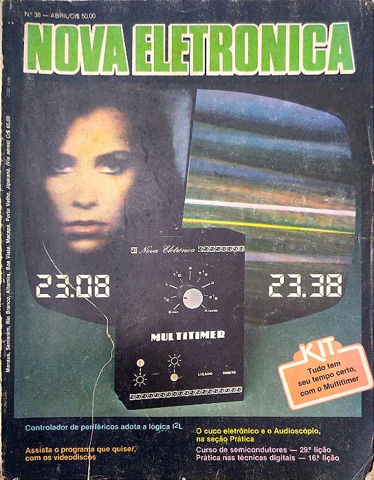 Revista Nova Eletrônica Nº 38 - Ano 1980 Autor (1980) [usado]