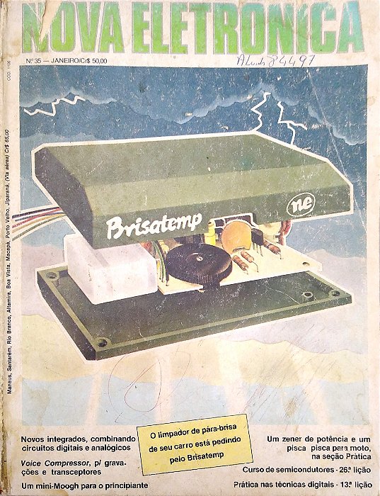 Revista Nova Eletrônica Nº 35 - Ano 1980 Autor (1980) [usado]